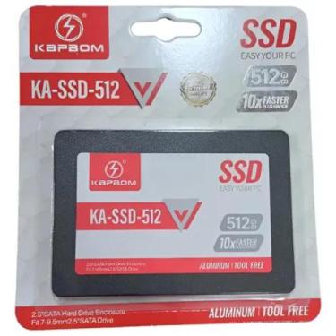 Imagem de SSD 512GB Kapbom SATA III 2.5 Interno KASSD512 Alta Velocidade - MACRO