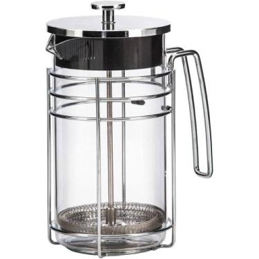 Imagem de Cafeteira Francesa em Vidro e Aço Inox Oxford Prateada 1L R