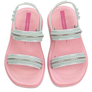 Imagem de Sandália infantil glow baby ipanema 27404, Rosa, Verde, 22