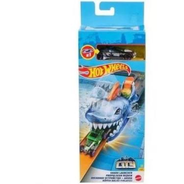 Imagem de Hot Wheels City - Lançador Mattel Gvf43, Tubarão