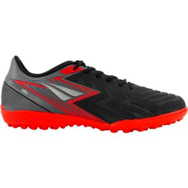 Imagem de Chuteira society penalty lider y-4, Preto, Vermelho, 42