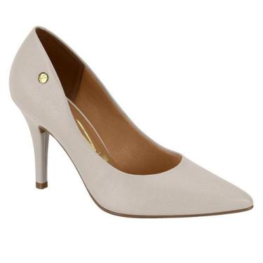 Imagem de Scarpin Feminino Salto Alto Pelica Cinza Vizzano 1184.1101, 35