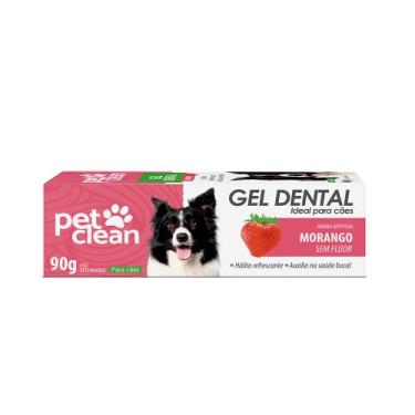 Imagem de Kit Pasta de Dente para Cães e Gatos - Gel Dental Cães e Gatos 90g + D