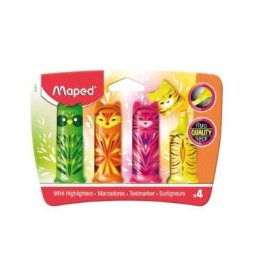Imagem de Marca Texto Maped Fluo Peps Minicute Estojo com 4 unid