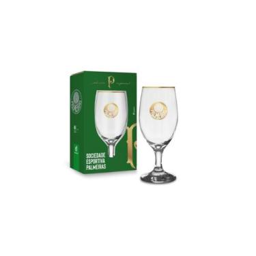 Imagem de Taça Luxo Palmeiras Verdão Série Ouro Edição Especial 330 ml - Brasfoo
