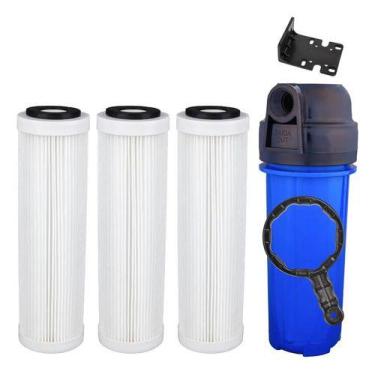 Imagem de Filtro Água Poço Caipira Nascente Cisterna 1200 L/h 3 Refis - Royal B&