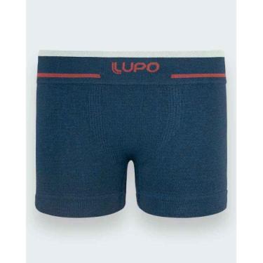 Imagem de Cueca Infantil Lupo KM Boxer 137-010, Azul marinho, G
