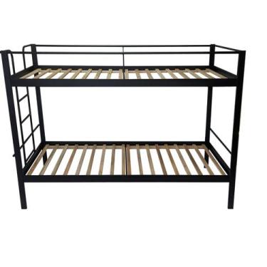 Imagem de Conjunto para Quarto 1 Beliche e 1 Escrivaninha Preto/Fosco - Completa