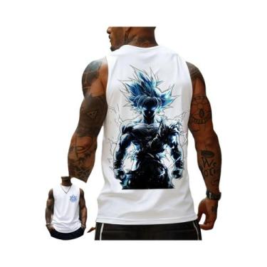 Imagem de Colete De Fitness Sem Mangas Dragon Ball Super Saiyan Para Homens E Mu