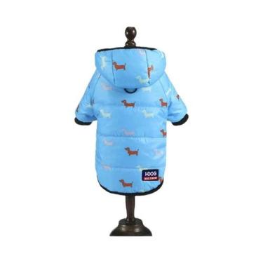 Imagem de Roupa Para Animais De Estimação Com Capuz E Recheio De Algodão Para Ga