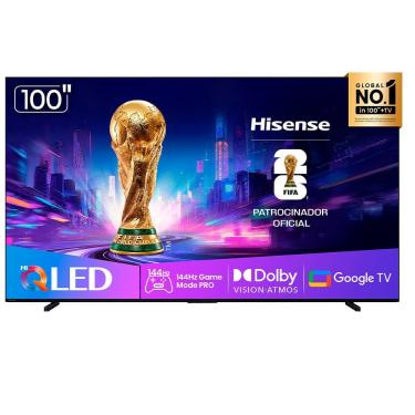 Imagem de Smart TV Hisense 100Q7QG 100 Polegadas 4K UHD QLED Preto Bivolt