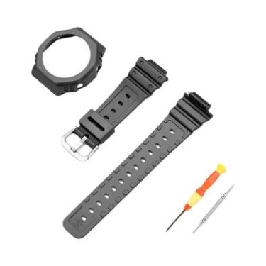 Imagem de Kit De Pulseira E Caixa De Relógio Esportivo Masculino À Prova d'Água 