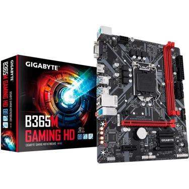 Imagem de Placa Mae Gigabyte B365M GAMING HD (LGA1151/DDR4/HDMI) - PN # B365M GAMING HD