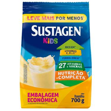 Imagem de Sustagen Kids Complemento Alimentar Baunilha Sachê 700g