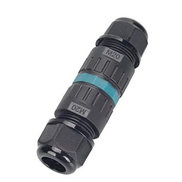 Imagem de EWM20 IP68 Caixa elétrica de junção com conector de cabo à prova d'água para Ø 5-9 mm Alcance de fio (AC 450V, 17,5A), 2 vias 2/3/4/5/6 pinos (EWM20-2PIN)