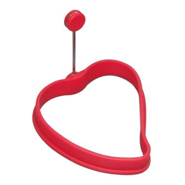 Imagem de Modelador De Silicone Ovo Panqueca De Coração 11Cm