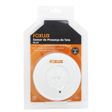 Imagem de Sensor de Presença de Teto Bivolt Alcance de 360° Com fotocélula – Foxlux 
