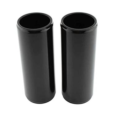 Imagem de FINMOKAL Capa De Garfo Para Harley Davidson Para Harley X48 2016-2022 Preto