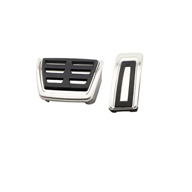 Imagem de Capa de pedal de carro Pedais de freio a gás Pedais de descanso de pé Tapetes protetores de pedal, apto para Skoda Rapid 2012 - 2021 LHD AT MT (sem descanso)