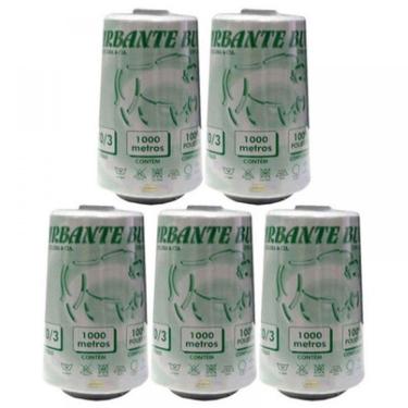 Imagem de Kit Com 5 Cones De Barbante/Fio/Linha Para Costurar Sacaria 1000m Cada 706600