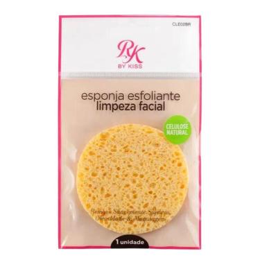 Imagem de Esponja Esfoliante Rk By Kiss Limpeza Facial Celulose Natural Cle02br