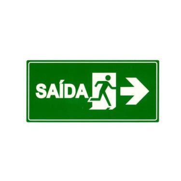 Imagem de Kit Placas Direção De Rota De Saída - Ultra Fitas