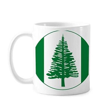 Imagem de Norfolk Island National Emblem Caneca Cerâmica Café Porcelana Utensílios de Mesa