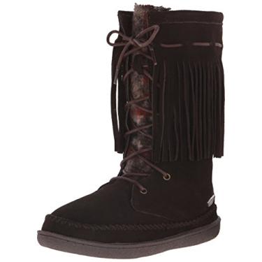 Imagem de Woolrich Pocono Creek feminino, Camurça/cobertor de lã Java, 10