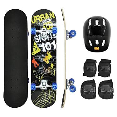 Imagem de Skate com Acessórios Urban 78,5cm Madeira, DM Radical