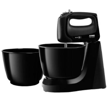 Imagem de Batedeira ARNO Mini CHEF 2 Tigelas 400W 4L - HM11 Preto 220 VOLTS