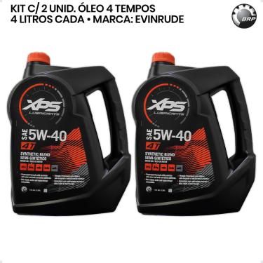 Imagem de Óleo Brp Xps 5w40 4 Tempos Jet Sea-doo 3,78 L Kit C/2