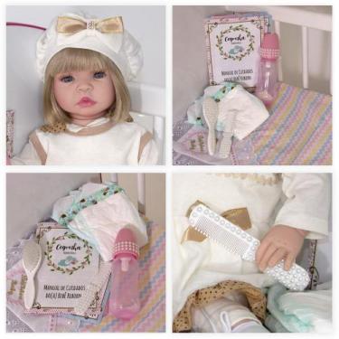 Boneca Reborn Princesa Menina Barata - Com Kit Completo