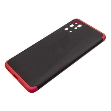 Imagem de Capa Capinha Anti Impacto 360 Para Samsung Galaxy S20 Plus com Tela de 6.7 Polegadas Case Acr�lica Fosca Acabamento Slim Macio - Danet (Vermelho)