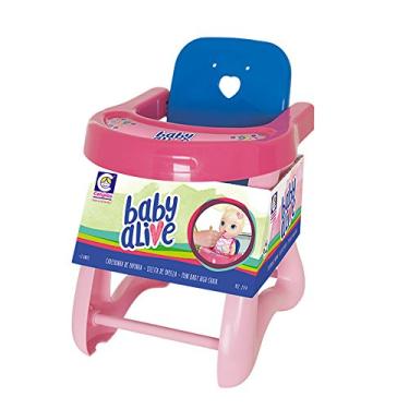 Imagem de Baby Alive Mini Cadeira Papinha Cotiplás Rosa/Azul