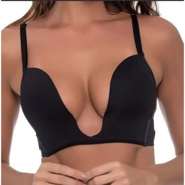Imagem de Soutien Em U Push Up Decote Profundo Das Famosas
