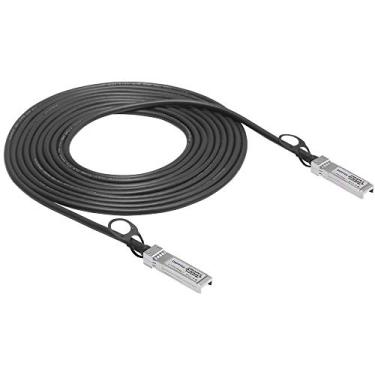Imagem de QSFPTEK Cabo SFP, Cabo Dac, 7M (23 Pés) SFP+ Para SFP+ Cabo Twinax De Cobre De Conexão Direta Passiva Para Cisco Ons-Sc+-Cu7, Ubiquiti, D-Link, Netgear, Dispositivos De Switch Aberto 10G 7 Metros