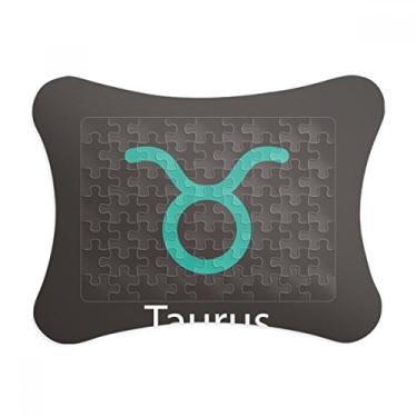 Imagem de Moldura de quebra-cabeça com estampa de constelação de maio de abril Taurus Decoração de imagem Enfeite de jogo de quebra-cabeça