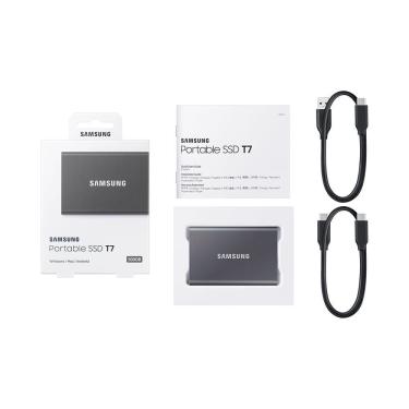 Imagem de Memória Samsung SSD Portátil T7 Titan - 500GB