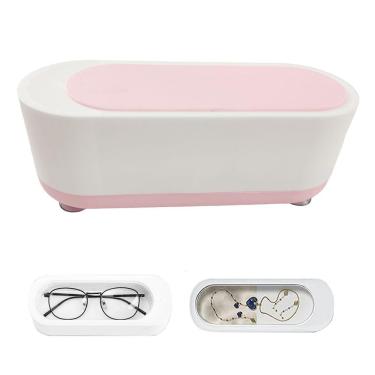 Imagem de Limpador Ultrassonico Oculos Acessorios Cordao Anel Pulseira Joias Limpador Multiuso Estojo Alta Frequencia Portatil