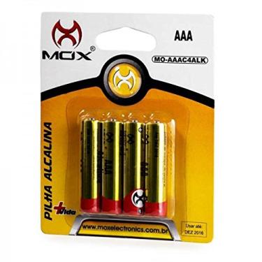Imagem de Pilha Alcalina Aaa Mox Cartela C/ 4 - Mo-Aaac4alk