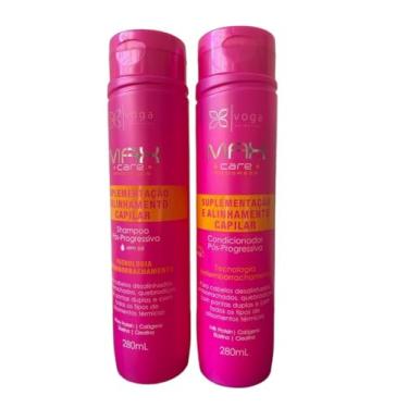 Imagem de Kit Shampoo Cond. Pós Progressiva Max Care Progress Voga