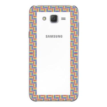 Imagem de Capa Case Capinha Samsung Galaxy  J5  Arco Iris Moldura - Showcase