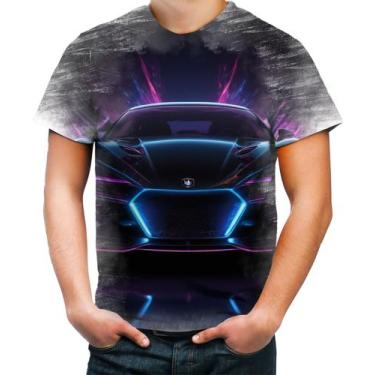 Imagem de Camiseta Desgaste Carro Neon Dark Silhuette Sportive 3 - Kasubeck Stor
