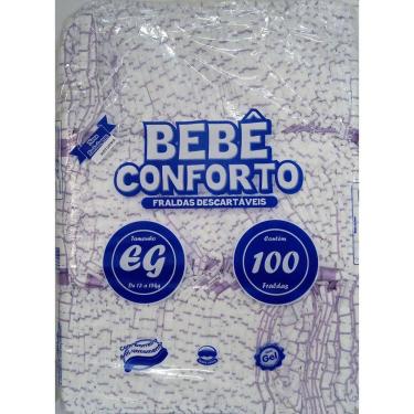 Imagem de Fralda Infantil Bebe Conforto Noturna Laminada Eg C/100