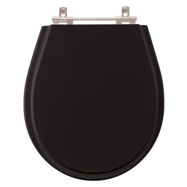 Imagem de Tampa de Vaso Sanitário Aries Preto para bacia Eternit