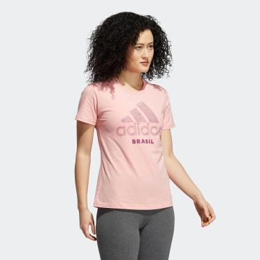 Imagem de Camiseta Adidas Brasil Feminina-Feminino
