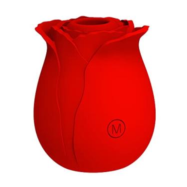 Imagem de Guizhou Vibradores vaginais em formato de rosa, sugador de mamilo erótico, estimulação do clitóris, vibradores potentes, brinquedos sexuais para mulheres