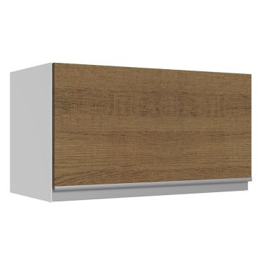Imagem de Armário Aéreo Acordes 100% Mdf 60cm 1 Porta Branco Rustic