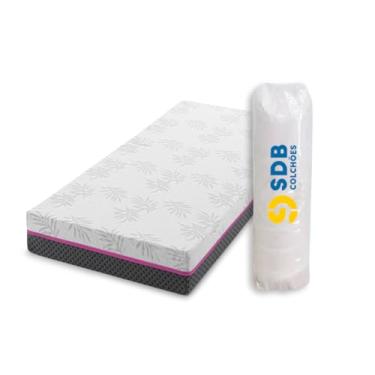 Imagem de Colchão Solteiro De Molas Ensacadas 88x188x20cm D33 SDB Colchões (Rosa)