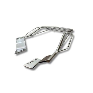 Imagem de Suporte Bagageiro Com Alça Reforçado Maciço Cromado Factor Fazer 150 1